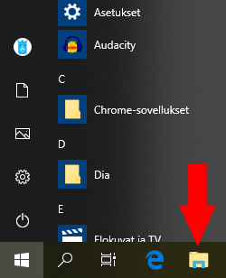 Win10 resurssienhallinta