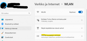 Unohda verkko kohta 2