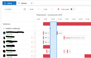 Ajoitustoiminnon kuva